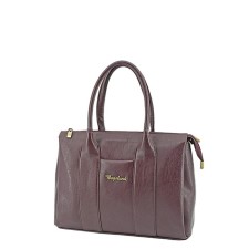 B2745 Tout bag, lightning department, burgundy color 21x32x9cm