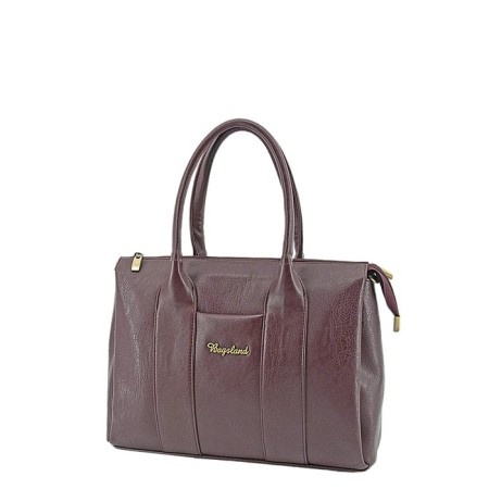 B2745 Tout bag, lightning department, burgundy color 21x32x9cm