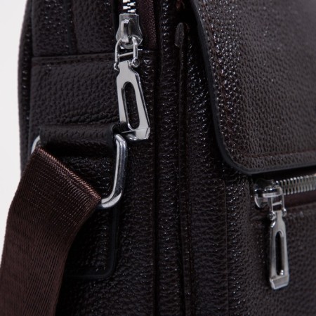 Male bag, brown color-3