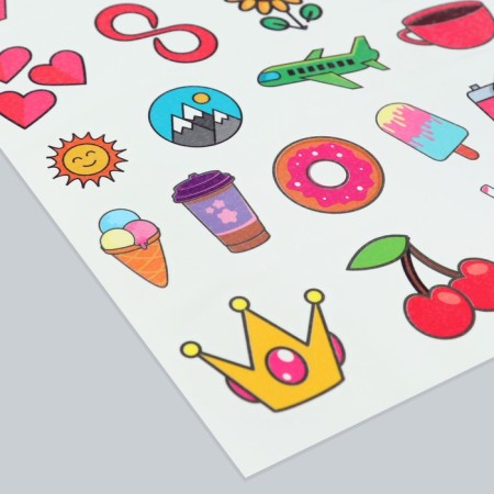 Tattoo on the body "Stickers", 14 x 21 cm-1