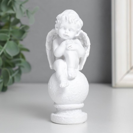 Polystone souvenir "Snowthrough angel on the ball" MIX 4.5x5x11.5 cm-1