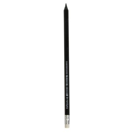 Chernographic pencil HB, calligrata, with an eraser, plastic, mix-6