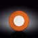 Deep plate Wilmax England Splach, D = 22.5 cm, 1.1 l, Orange color