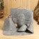 Bath set "male" portfolio 5 items, gray