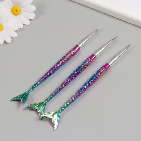 Tools for modeling and giving "mermaid" set 3 pcs plastic, metal, 17 cm 1025464-1