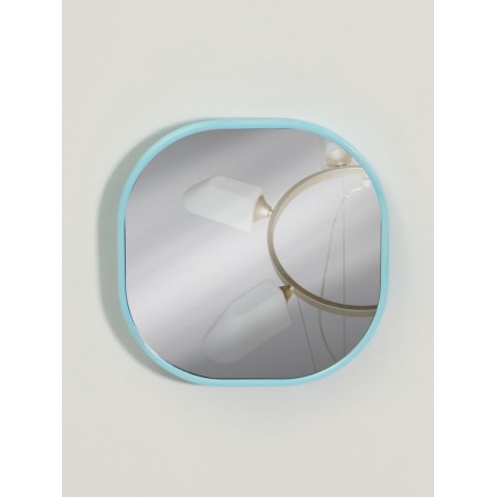 Pocket mirror “pattern”, with a stand, 8 × 8 cm, blue color-4