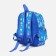 Baby backpack on lightning, external pocket, blue color