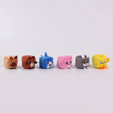 Soft toy "Cube in showbox", mix-3