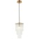 Suspended lamp Imposio 1xe14 40W, size 20x20x49-150 cm, bronze color