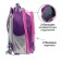 School backpack, 37 x 27 x 16 cm, ergonomic back, calligrata b "Flowers", lilac