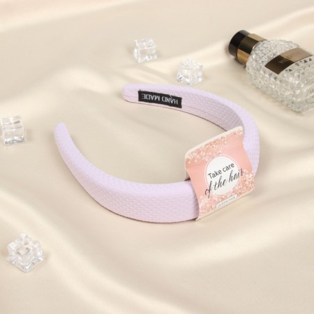 Hair rim "Jeannette" Style Ornament, 3 cm, pink-1