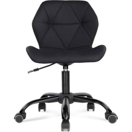 Computer chair Wald Metal/Eco -leather, black/black 47x54x70 cm-1