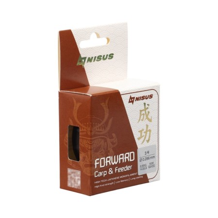Nisus Forward Carp & Feeder, diameter 0.286 mm, test 6.45 kg, 150 m, brown-2