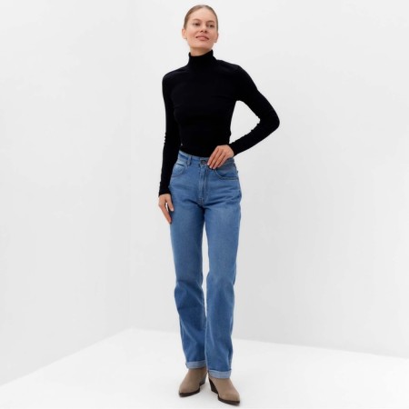 Female turtleneck, black color, size 42 (s)-1