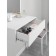 Toilet table, 700 × 383 × 180 mm, white color