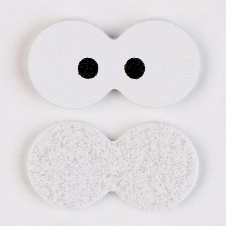 Eyes, set of 50 pcs., Size 1 pc. - 2 × 1 cm
