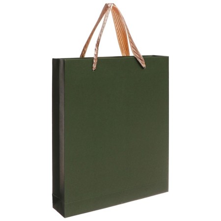 Organizer on the rings A6+, 80 sheets, leatherette, with a knife, a line, with a handle, in a gift box, green-13