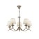 Alessandra 5x40W E14 bronze chandelier