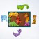 Figure puzzle "dinosaurics", 12 details, from 3 years old