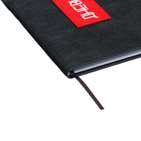 Universal diary for grades 1-11 "Geometry", a solid cover made of artificial leather, silkography, lies, 48 ​​sheets, gray-black-2
