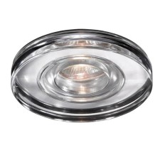 Built -in lamp Novotech, 50 W, Gx5.3, 12 V, 60x60 mm, d = 60 mm, color chromium
