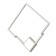 Wall lamp Mantra Boutique, Led, 1370lm, 3000k, 400x75x400 mm, white color