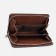 Male purse with zipper, department for bills, for maps, for coins, black color