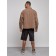 Jeaning jacket men's, size 54, brown color