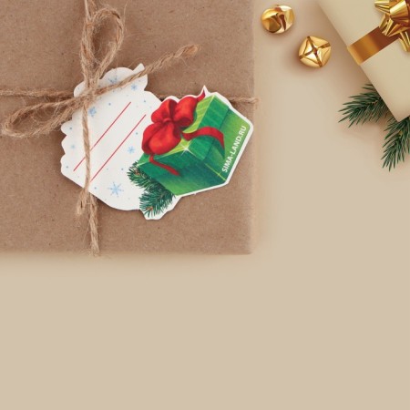 Schildik decorative for the gift "Gifts", 6.2 x 6.8 cm, New Year-3