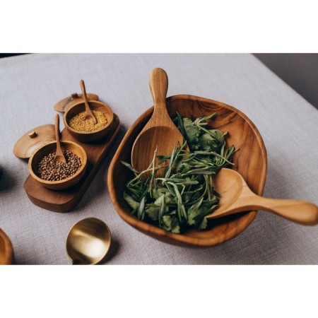 Kitchen set "fork, spoon" 15 cm, tick tree-3