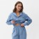 Пижама женская (рубашка и брюки) KAFTAN "Basic" р.48-50, голубой