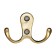 Hook furniture tundra TKD006, two -rod, bronze