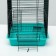 The cage for rodents "Pigzon" No. 3-1, with 2 floors, without filling, 33 x 24 x 28 cm, turquoise