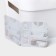 Storage container with lid LADOM "Naturel", 25.5 × 17 × 12cm, white color