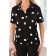 Female blouse, size 44, black color