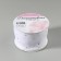 Kapron “wave” ribbon, with sparkles, 50 mm, 9 ± 1 m, white color