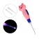 LES-02 ears cleaning wand, LED lighting, 3 nozzles, from batteries, dog