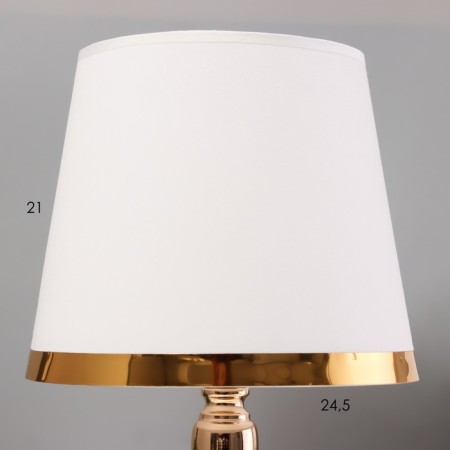 Daile table lamp E27 40W white-gold 25x25x44 cm-2