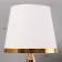 Daile table lamp E27 40W white-gold 25x25x44 cm