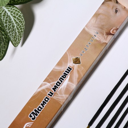 Incense "Relaxation of mom and baby", 20 sticks in packaging-1