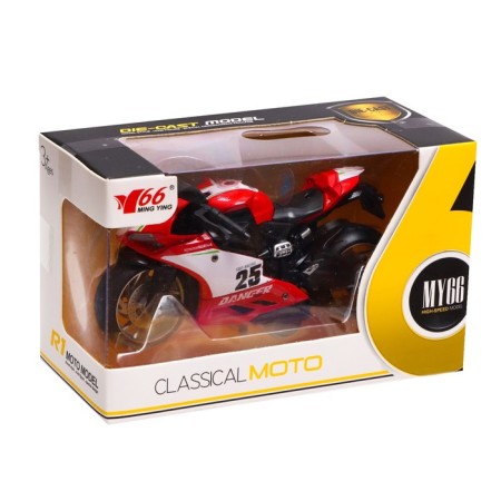 Metallic motorcycle "Sports", scale 1:12, mix-5
