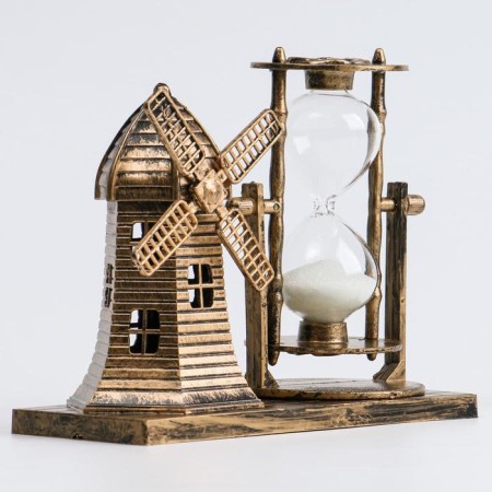 Sanding clock "Mill", souvenir, 15.5 x 7 x 12.5 cm-1