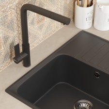 Kitchen mixer Uperwood UPD-006, color 01 chrome/coal