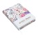 Notebook Gift Book 96l, line, with a knife, cut with a pattern of the cover, flowers (12.9x9cm) 10539