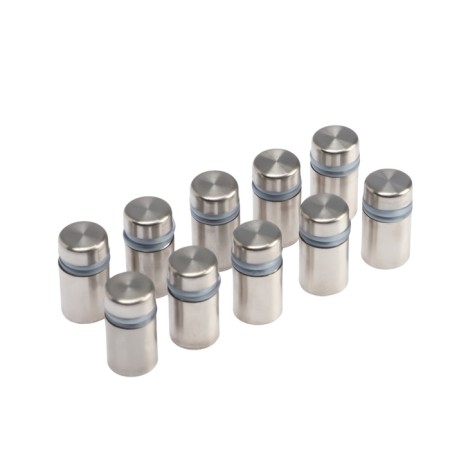 Remote holder for plates, 12x20 mm, color matte nickel, set of 10 pcs.