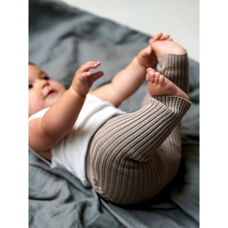 Pants knitted children's amababy pure love comfy, height 98, brown color-11