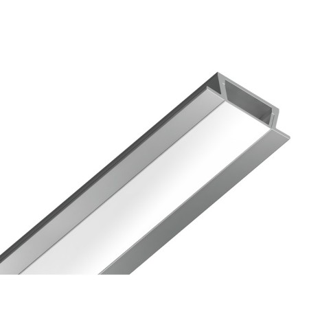 Profile aluminum built -in Ambrella Illumination Alum Profile, GP1001AL, 2000x6.8x21.5 mm, silver color, matte Distractor-1