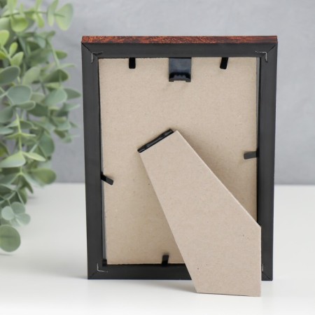 Photo frame plastic 10x15 cm 682 Dark nut-3