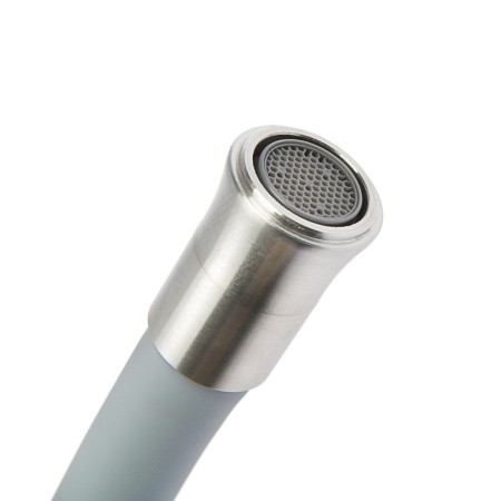 Accoona A48104T kitchen mixer, single -leaf, with nut, stainless steel, gray/satin-2