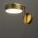 Sconces with switch "Pianty" LED 12W 4000k gold 15x26x16cm